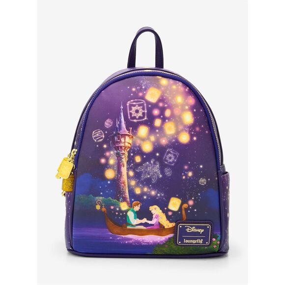 Loungefly Disney Tangled Lantern Scene Light-Up Mini Backpack main image 7